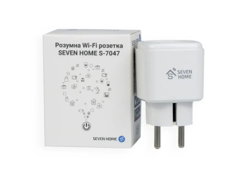 Wi-Fi розетка SEVEN HOME S-7047 для дистанционного управления электроприборами
